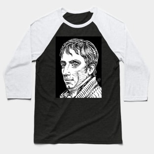 WILLIAM WORDSWORTH ink portrait Baseball T-Shirt